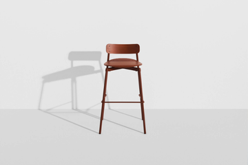 FROMME - Stackable high wooden stool with footrest by Petite Friture - view 3